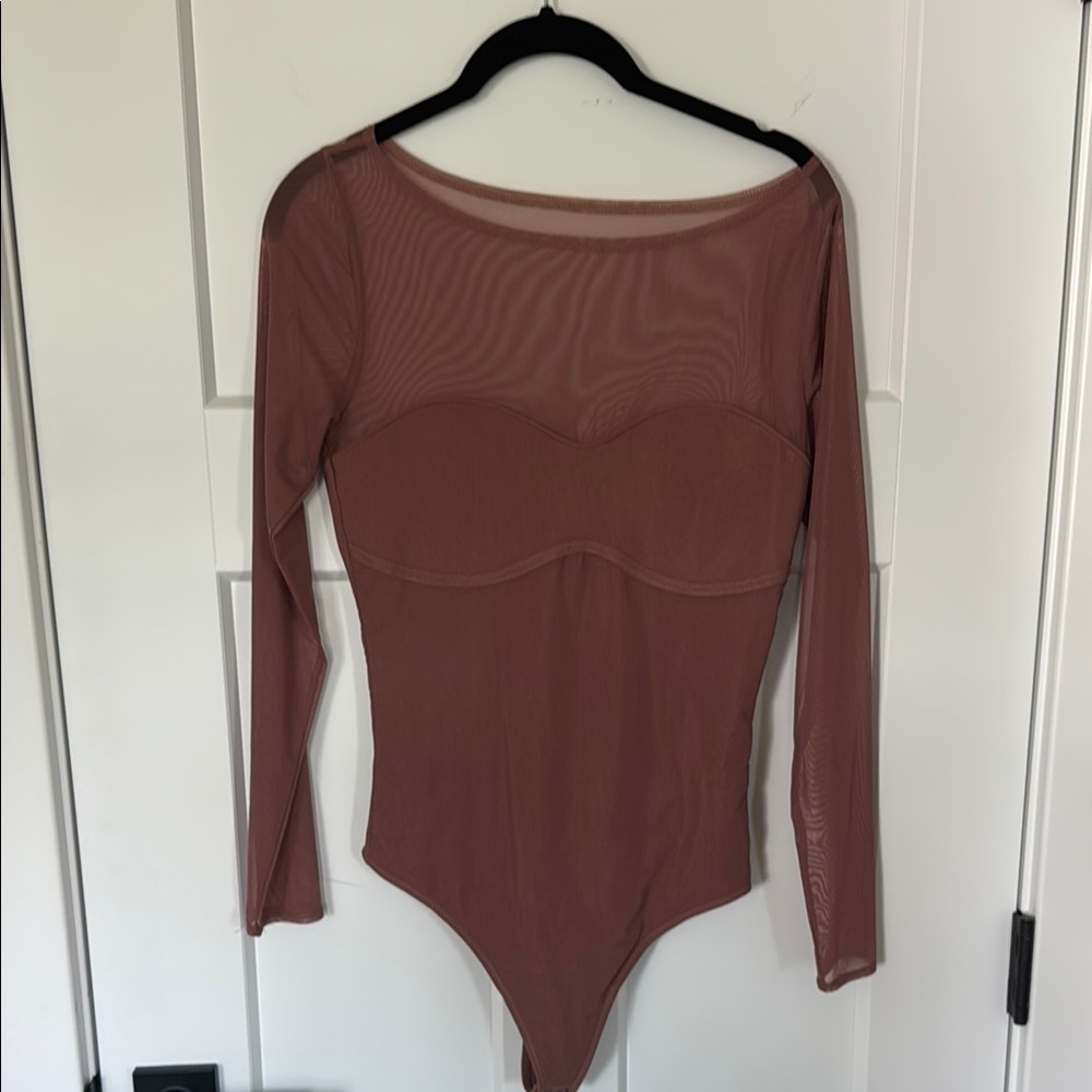 Abercrombie bodysuit with mesh details M